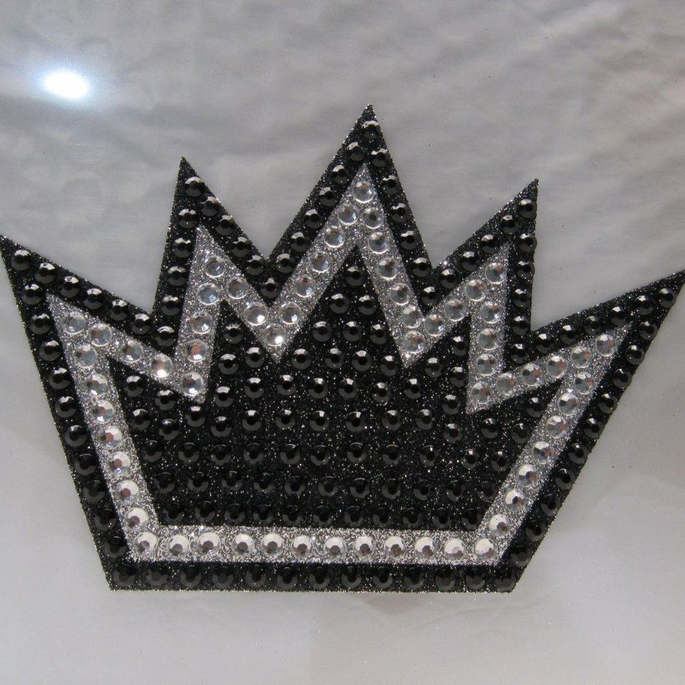 NBA Sacramento Kings Bling Emblem Adhesive Decal